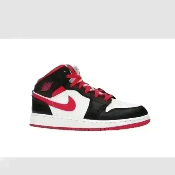Jordan 1 Mid Big Kid Very Berry (GS) 4.5